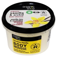 Organic Shop Vanilla & Orchid Body Mousse 250ml - Ενυδατική Μους Σώματος με Βανίλια & Ορχιδέα