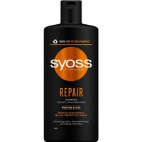 Syoss Repair Shampoo for Dry Damaged Hair 440ml - Σαμπουάν για Επανόρθωση των Ξηρών - Τραυματισμένων Μαλλιών