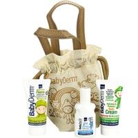 Δώρο Babyderm Body Cream 30ml & Protective Paste for Diaper Change 30ml & Shampoo & Body Bath 30ml & Πουγκί 1 Τεμάχιο - 