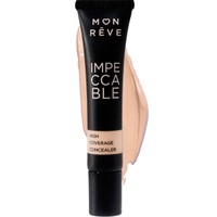 Mon Reve Impeccable High Coverage Concealer 8ml - No 102 - Υγρό Κονσίλερ Υψηλής Κάλυψης με Ματ Τελείωμα