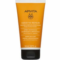 Apivita Keratin Repair Conditioner 150ml - Μαλακτική Κρέμα Μαλλιών για Θρέψη - Επανόρθωση με Μέλι & Φυτική Κερατίνη