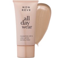 Mon Reve All Day Wear Matte Foundation Spf15 with Medium to High Coverage 35ml - 103 - Foundation για Μέτρια προς Υψηλή Κάλυψη & Φυσικό Ματ Αποτέλεσμα