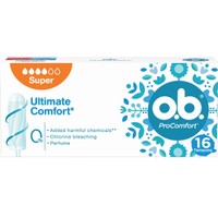 O.b. ProComfort Super 16 Τεμάχια - Ταμπόν για Ημέρες με Μέτρια Έως Μεγάλη Ροή 