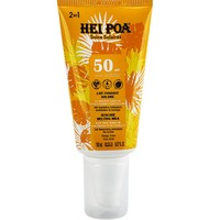 Hei Poa Suncare Melting Milk for Face & Body Spf50, 150ml - Αντηλιακό Γαλάκτωμα Προσώπου - Σώματος για Υψηλή Αντηλιακή Προστασία, Λαμπερό Μαύρισμα & Άρωμα Monoi