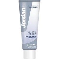 Jordan White Smile Toothpaste 75ml - Φθοριούχος Λευκαντική Οδοντόκρεμα