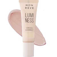 Mon Reve Luminess Concealer for Perfect Coverage of Dark Circles & Imperfections 10ml - 104 - Υγρό Κονσίλερ για Κάλυψη των Μαύρων Κύκλων & των Ατελειών