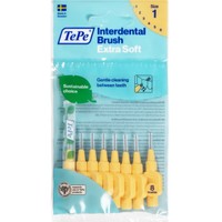 Tepe Interdental Brush Extra Soft 8 Τεμάχια - Size 1 (0.45mm) - Μεσοδόντια Βουρτσάκια με Μαλακές Ίνες για Ευαίσθητα Δόντια & Ούλα