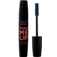 Mon Reve Take Me Up Mascara 12ml - 04 Emerald - Μάσκαρα για Όγκο & Μήκος με Μία Μόνο Κίνηση