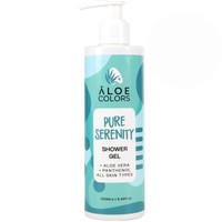 Aloe Colors Pure Serenity Shower Gel 250ml - Αφρόλουτρο για Θρέψη & Ενυδάτωση με Βιολογική Αλόη & Άρωμα Μανόλιας