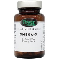 Power Health Platinum Range Omega-3 EPA 330mg & DHA 220mg 30 Soft.caps - Συμπλήρωμα Διατροφής με Ωμέγα 3 Λιπαρά Οξέα Υψηλής Συγκέντρωσης για τη Σωστή Λειτουργία της Καρδιάς, του Εγκεφάλου & των Ματιών