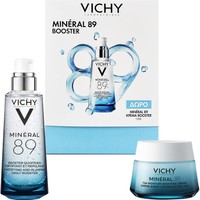 Vichy Promo Mineral 89 Booster 50ml & Δώρο 72H Moisture Boosting Cream 15ml  - Ορός Ενυδάτωσης Προσώπου με Υαλουρονικό Οξύ & Κρέμα Προσώπου με Υαλουρονικό Οξύ για Εντατική Ενυδάτωση της Επιδερμίδας Έως 72 Ώρες
