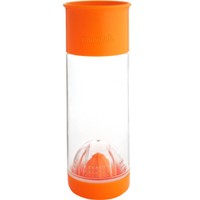 Munchkin Miracle 360° Fruit Infuser 12m+, 414ml - Πορτοκαλί - Ποτήρι με Θήκη - Στίφτη Φρούτων για να Δώσετε Γεύση στο Ρόφημα σας