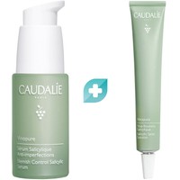 Caudalie Promo Vinopure Blemish Control Salicylic Acid Serum 30ml & Δώρο Salicylic Spot Solution Cream 15ml - Ορός Προσώπου για την Αντιμετώπιση των Ατελειών & Κρέμα Προσώπου Τοπικής Εφαρμογής για την Αντιμετώπιση των Ατελειών, Κατάλληλη για Επιδερμίδες με Τάση Ακμής