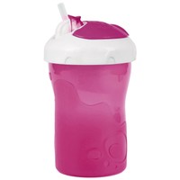 Mam Primamma 2in1 Cup 12m+, 280ml, Κωδ 800 - Φούξια - Ποτηράκι Πολυπροπυλενίου με Καλαμάκι Σιλικόνης & Θήκη