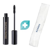 Σετ Δώρο Korres Volcanic Minerals Mini Mascara Drama Volume 4ml & Head Band Towel 1 Τεμάχιο - 