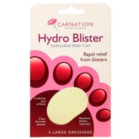 Carnation Hydrocolloid Blister Care 4τμχ - Επιθέματα από Υδροκολλοειδές για Γρήγορη Ανακούφιση από τις Φουσκάλες