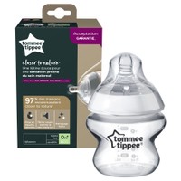Tommee Tippee Closer to Nature Baby Bottle 0m+ Κωδ 42240089, 150ml - Μπιμπερό Πολυπροπυλενίου Αργής Ροής με Θηλή Σιλικόνης Κατά των Κολικών