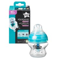 Tommee Tippee Advanced Anti-Colic Baby Bottle 0m+ Κωδ 42240585, 150ml - Μπιμπερό Πολυπροπυλενίου Αργής Ροής με Θηλή Σιλικόνης Κατά των Κολικών