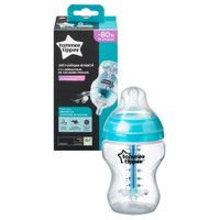Tommee Tippee Advanced Anti-Colic Baby Bottle 0m+ Κωδ 42256985, 260ml - Μπιμπερό Πολυπροπυλενίου Αργής Ροής με Θηλή Σιλικόνης Κατά των Κολικών