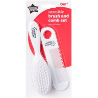 Tommee Tippee Essentials Baby Brush & Comb Set 0m+ Κωδ 43309940, 1 Τεμάχιο - Σετ Βούρτσα & Χτένα για το Απαλό Δέρμα του Μωρού