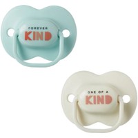 Tommee Tippee Anytime Orthodontic Silicone Soother 0-6m 2 Τεμάχια - Γαλάζιο / Μπεζ - Ορθοδοντική Πιπίλα Σιλικόνης που δεν Εμποδίζει την Σωστή Ανάπτυξη των Δοντιών