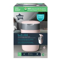 Tommee Tippee Twist & Click Κωδ 85101301, 1 Τεμάχιο - Gentle Pink - Κάδος Απόρριψης Πάνας