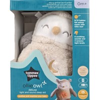 Tommee Tippee Deluxe Light & Sound Sleep Aid Ollie Owl 0m+, 1 Τεμάχιο - Βοήθημα Ύπνου με Ήχους & Ενσωματωμένο Νυχτερινό Φως