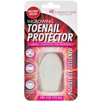 Carnation Footcare Ingrowing Toenail Protector One Size 1 Τεμάχιο - Προστατευτικό Δαχτύλων Ποδιού για την Αποφυγή Εσωτερικής Ανάπτυξης Νυχιού Μέσα στο Δέρμα