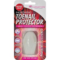 Carnation Footcare Ingrowing Toenail Protector One Size 1 Τεμάχιο - Προστατευτικό Δαχτύλων Ποδιού για την Αποφυγή Εσωτερικής Ανάπτυξης Νυχιού Μέσα στο Δέρμα