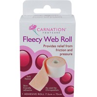 Carnation Fleecy Web Roll (7,5cm x 75cm) 1τμχ - Προστατευτικό Αυτοκόλλητο Ποδιών σε Μορφή Ρολό
