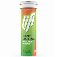 Lift Gluco Fast Acting Glucose 10 Chew.tabs - Orange - Μασώμενες Ταμπλέτες Γλυκόζης Άμεσης Δράσης για την Υπογλυκαιμία