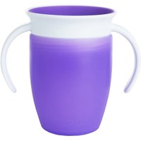 Munchkin Miracle 360 Trainer Cup 6m+, 207ml - Μωβ - Εκπαιδευτικό Ποτηράκι με Χερούλια