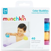 Munchkin Bath Bomb Refills 24m+, 40 Τεμάχια - Εκπαιδευτικό Παιχνίδι για την Εναλλαγή των Χρωμάτων με Παιδικές Βόμβες Βυθού για το Μπάνιο