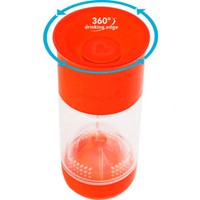 Munchkin Miracle Fruit Infuser 12m+, 591ml - Κόκκινο - Ποτήρι-Στίφτης Φρούτων