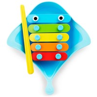 Munchkin Dingray Musical Bath Toy 12m+, 1 Τεμάχιο - Μουσικό Παιχνίδι Μπάνιου με Ξυλόφωνο σε Σχήμα Σαλάχι & Μπαγκέτα