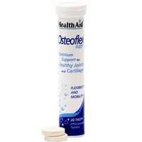 Health Aid Osteoflex Fizzy 20 Effer.tabs - Συμπλήρωμα Διατροφής με Γλυκοζαμίνη, Χονδροϊτίνη, Βιταμίνη C & Μαγγάνιο για την Καλή Υγεία των Αρθρώσεων & του Χόνδρου με Ευχάριστη Γεύση