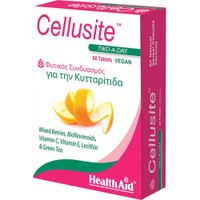 Health Aid Cellusite 60tabs - Συμπλήρωμα Διατροφής Βιταμινών & Φυτικών Εκχυλισμάτων για Μείωση Κατακράτησης, Αντιμετώπισης Κυτταρίτιδας & Όψης Φλοιού Πορτοκαλιού & Αποτοξίνωση