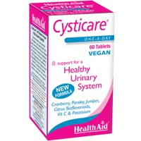 Health Aid Cysticare 60tabs - Συμπλήρωμα Διατροφής Εκχυλίσματος Κράνμπερυ, Μαϊντανού, Βιταμινών & Μετάλλων για την Αντιμετώπιση Λοιμώξεων & Προστασία του Γυναικείου Ουροποιητικού Συστήματος