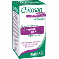 Health Aid Chitosan Complex 90caps - Συμπλήρωμα Διατροφής Χιτοζάνης, Βιταμινών & Μετάλλων για Δέσμευση του Λίπους & Απώλεια Βάρους