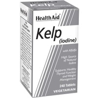 Health Aid Kelp (Iodine) 240tabs - Συμπλήρωμα Διατροφής Νορβηγικού Φύκους Kelp Πλούσιο σε Ιώδιο για την Καλή Λειτουργία του Θυρεοειδούς Αδένα