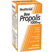 Health Aid Bee Propolis 1000mg 60tabs - Συμπλήρωμα Διατροφής Εκχυλίσματος Πρόπολης για Θωράκιση του Ανοσοποιητικού με Ισχυρές Αντιμικροβιακές & Αντιοξειδωτικές Ιδιότητες