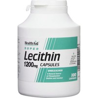 Health Aid Lecithin 1200mg 100caps - Συμπλήρωμα Διατροφής Λεκιθίνης Σόγιας για τον Μεταβολισμό του Λίπους & Έλεγχο του Βάρους