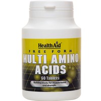 Health Aid Multi Amino Acids 60tabs - Συμπλήρωμα Διατροφής Αμινοξέων σε Ελεύθερη Μορφή για Αύξηση Μυϊκής Μάζας & Ενδυνάμωση