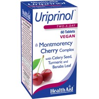 Health Aid Uriprinol 60tabs - Συμπλήρωμα Διατροφής Βιταμινών, Εκχυλίσματος Φρούτων & Βοτάνων για τον Έλεγχο των Επιπέδων Ουρικού Οξέος με Αντιοξειδωτικές Ιδιότητες