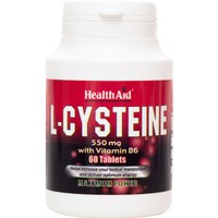 Health Aid L-Cysteine with Vitamin B6 30tabs - Συμπλήρωμα Διατροφής Αμινοξέος Κυστεΐνης & Βιταμίνης Β6 για Υγιή Μαλλιά, Νύχια & Δέρμα