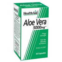 Health Aid Aloe Vera 5000mg 30caps - Αγνό Εκχύλισμα Αλόη Βέρα για το Γαστρεντερικό Σύστημα & το Δέρμα