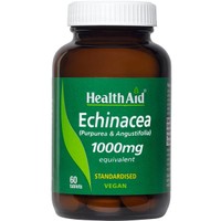 Health Aid Echinacea 1000mg 60tabs - Συμπλήρωμα Διατροφής Εκχυλίσματος 2 Ειδών Εχινάκειας για Φυσική Ενίσχυση & Θωράκιση του Ανοσοποιητικού