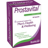 Health Aid Prostavital 90caps - Συμπλήρωμα Διατροφής με Βιταμίνες, Μέταλλα & Φυτικά Εκχυλίσματα για την Καλή Υγεία του Προστάτη & του Ανδρικού Αναπαραγωγικού Συστήματος με Αντιοξειδωτικές Ιδιότητες