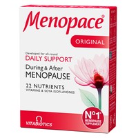 Vitabiotics Menopace Original Food Supplement 30tabs - Συμπλήρωμα Διατροφής για την Μείωση των Συμπτωμάτων Πριν, Κατά την Διάρκεια & Μετά την Εμμηνόπαυση