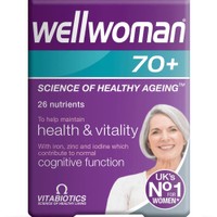 Vitabiotics Wellwoman 70+ 30tabs - Συμπλήρωμα Διατροφής Ειδικά Σχεδιασμένης Φόρμουλας Βιταμινών, Μετάλλων & Ενζύμων για Γυναίκες Άνω των 70 Ετών για την Καλή Λειτουργία της Καρδιάς, Εγκεφάλου, Όρασης Ενίσχυση του Ανοσοποιητικό Συστήματος, Ενέργεια & Ζωτικότητα
